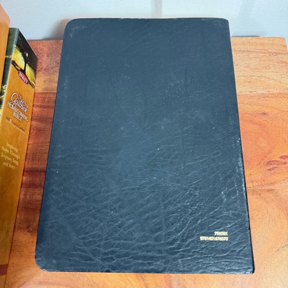 The Gaither Homecoming Bible NKJV Black Bonded Leather Bill Gloria Gaither Boxed - Picture 8 of 13
